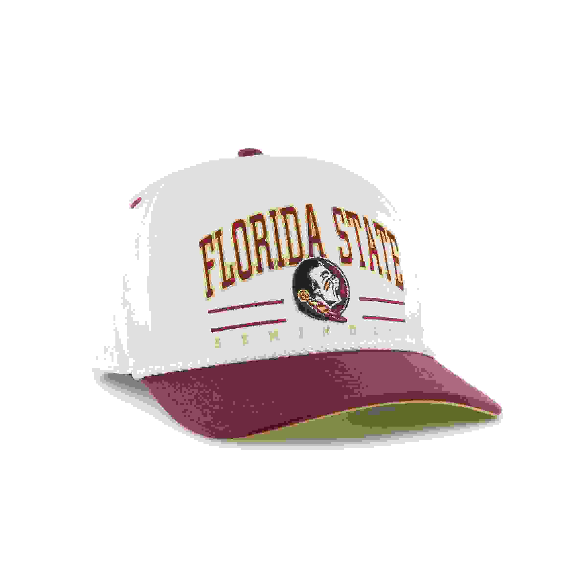 47 Florida State Seminoles Roscoe Rope Hitch White Snapback Cap